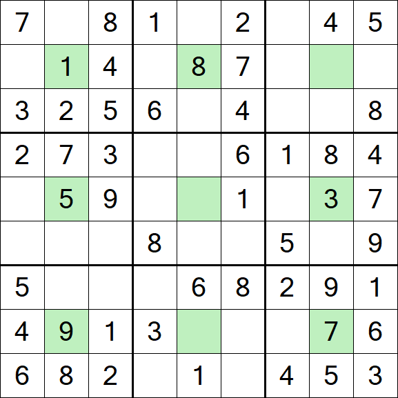 Center Dot Sudoku - Simple