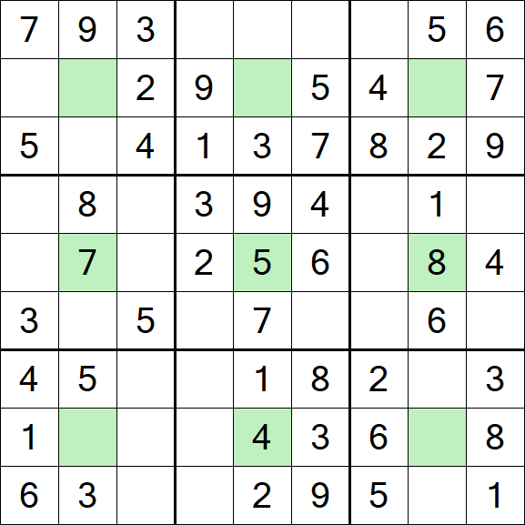 Center Dot Sudoku - Simple