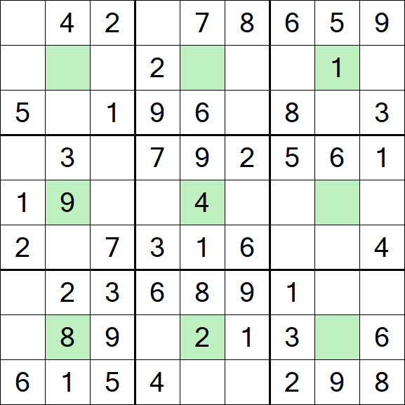 Center Dot Sudoku - Simple