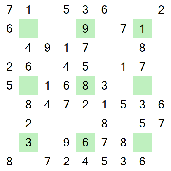 Center Dot Sudoku - Simple