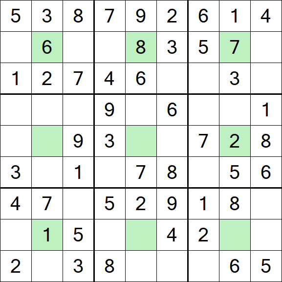 Center Dot Sudoku - Simple