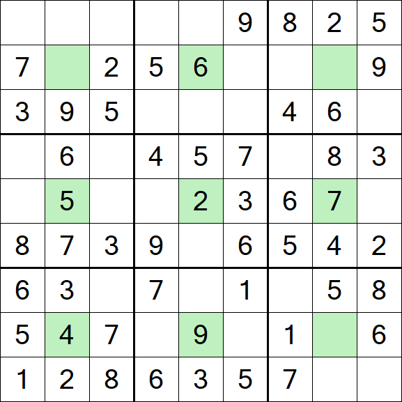 Center Dot Sudoku - Simple