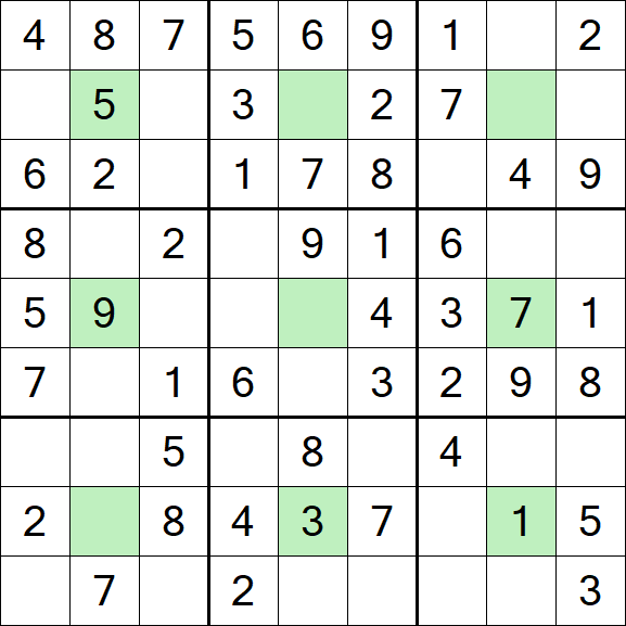 Center Dot Sudoku - Simple