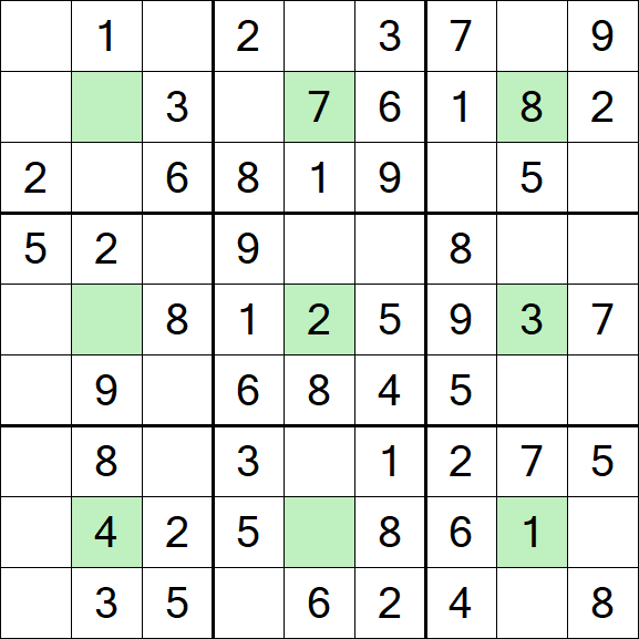 Center Dot Sudoku - Simple