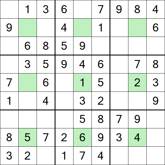 Center Dot Sudoku - Simple