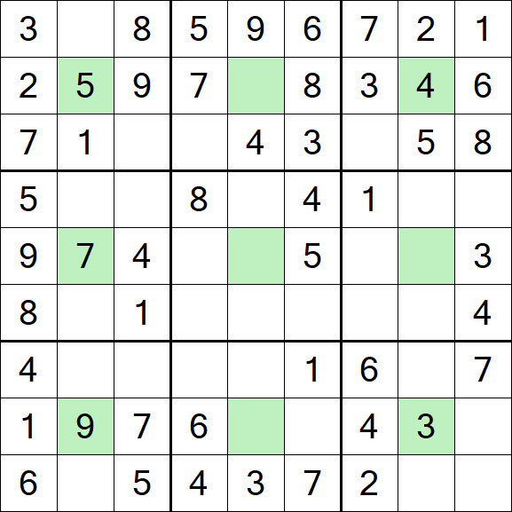 Center Dot Sudoku - Simple