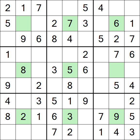 Center Dot Sudoku - Simple