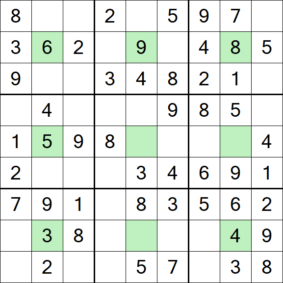 Center Dot Sudoku - Simple