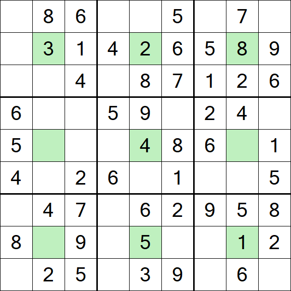 Center Dot Sudoku - Fácil