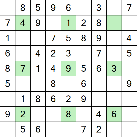 Center Dot Sudoku - Fácil