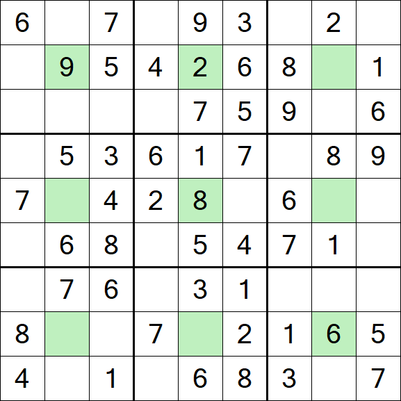 Center Dot Sudoku - Fácil