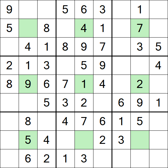 Center Dot Sudoku - Fácil