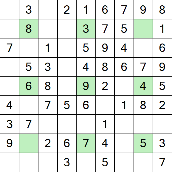 Center Dot Sudoku - Fácil