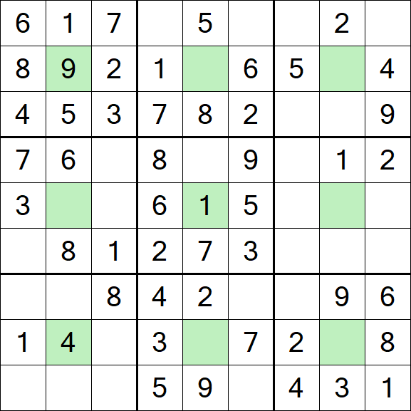 Center Dot Sudoku - Fácil