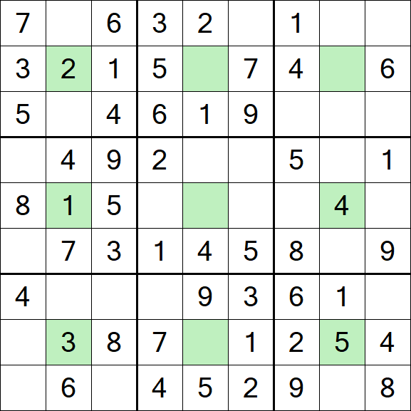 Center Dot Sudoku - Fácil