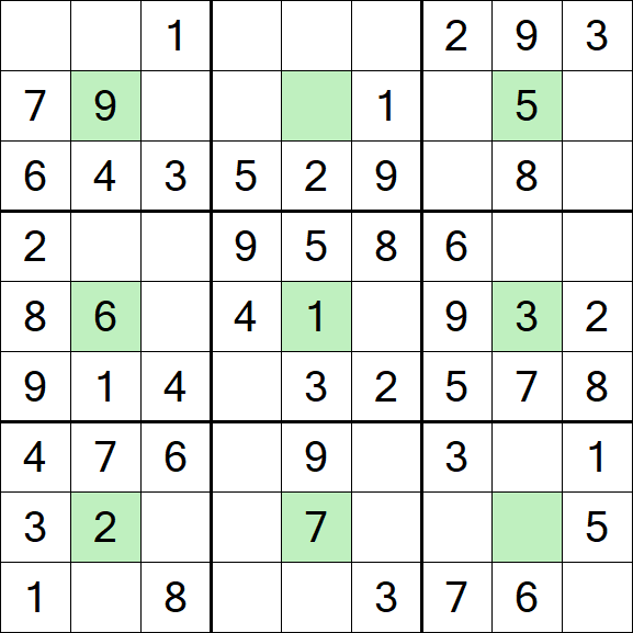 Center Dot Sudoku - Fácil