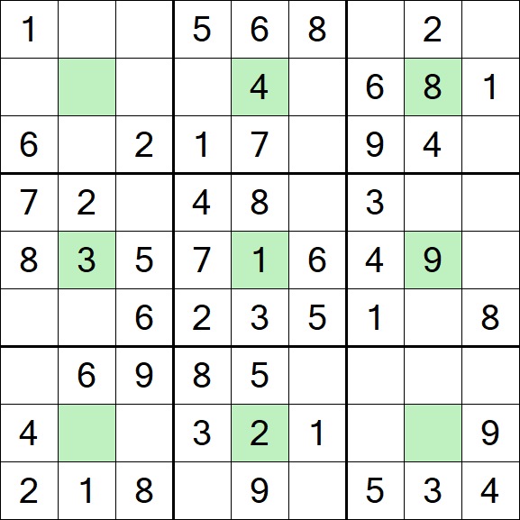 Center Dot Sudoku - Fácil