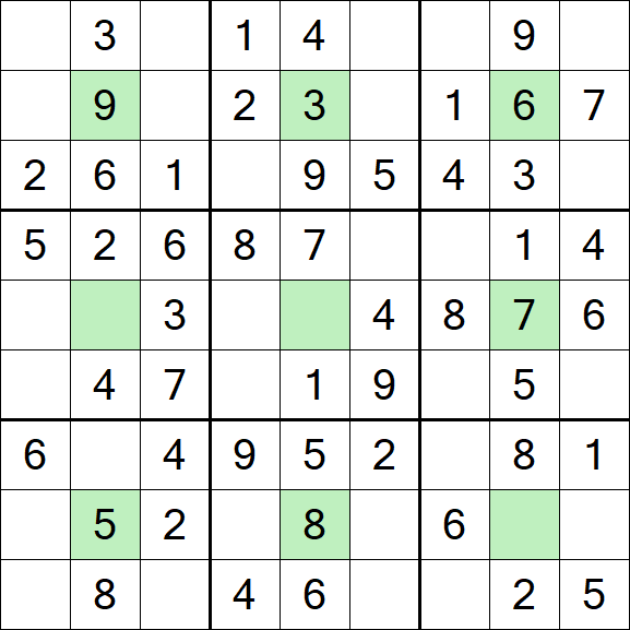 Center Dot Sudoku - Fácil