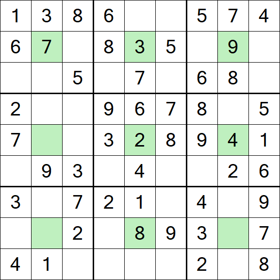 Center Dot Sudoku - Fácil