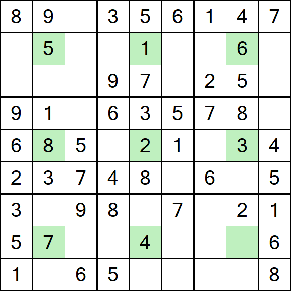 Center Dot Sudoku - Fácil