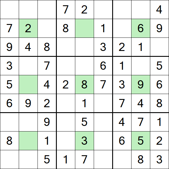 Center Dot Sudoku - Fácil