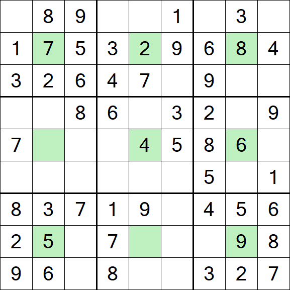 Center Dot Sudoku - Fácil