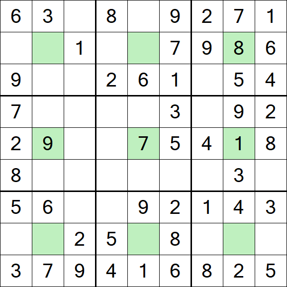 Center Dot Sudoku - Fácil