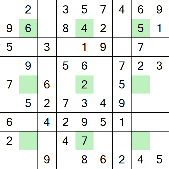 Center Dot Sudoku - Fácil