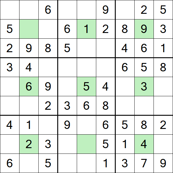 Center Dot Sudoku - Fácil