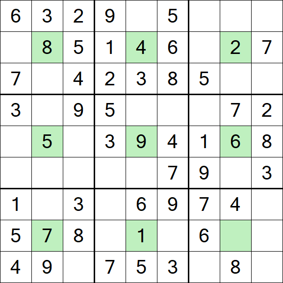 Center Dot Sudoku - Fácil