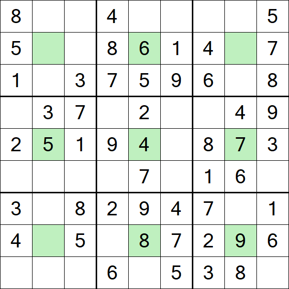 Center Dot Sudoku - Einfach