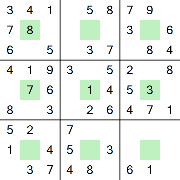 Center Dot Sudoku - Fácil