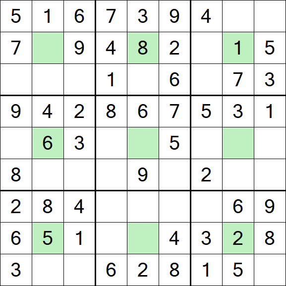 Center Dot Sudoku - Einfach