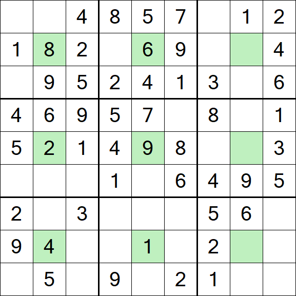 Center Dot Sudoku - Einfach