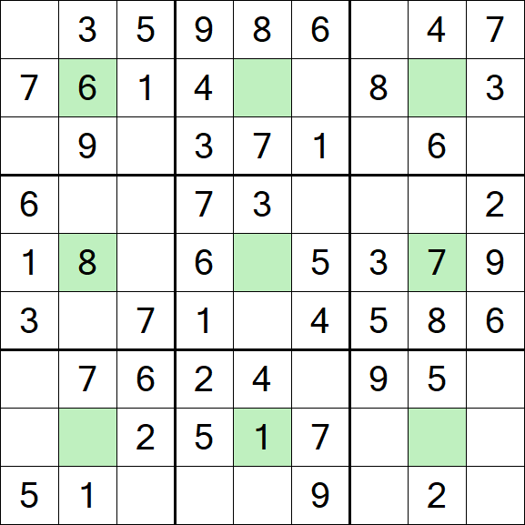 Center Dot Sudoku - Easy