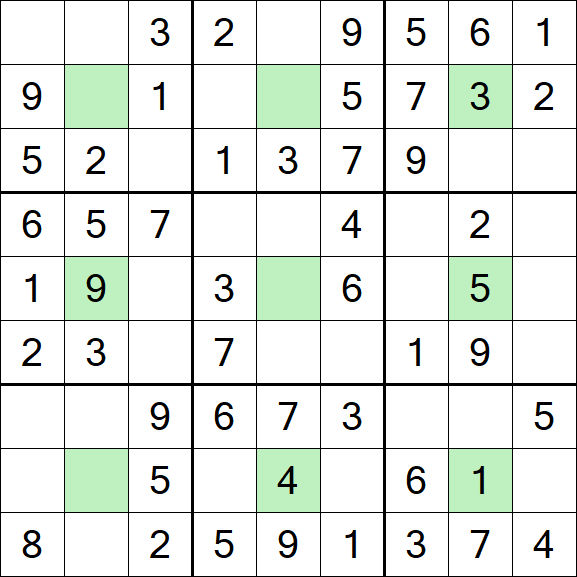 Center Dot Sudoku - Einfach