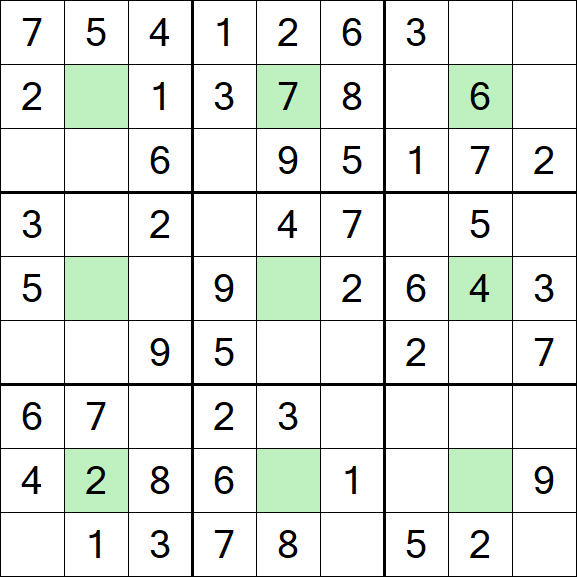 Center Dot Sudoku - Einfach