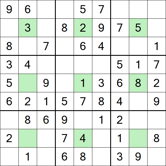 Center Dot Sudoku - Einfach