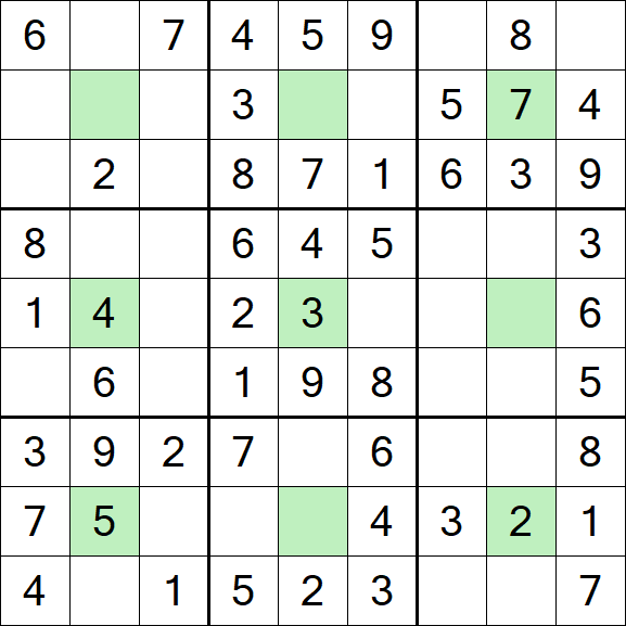 Center Dot Sudoku - Einfach