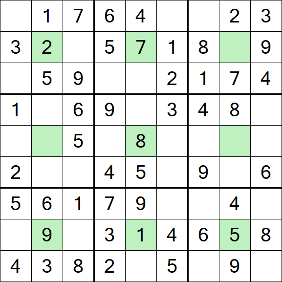 Center Dot Sudoku - Fácil