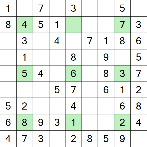 Center Dot Sudoku - Fácil