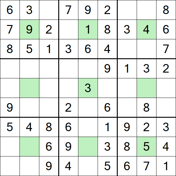 Center Dot Sudoku - Fácil