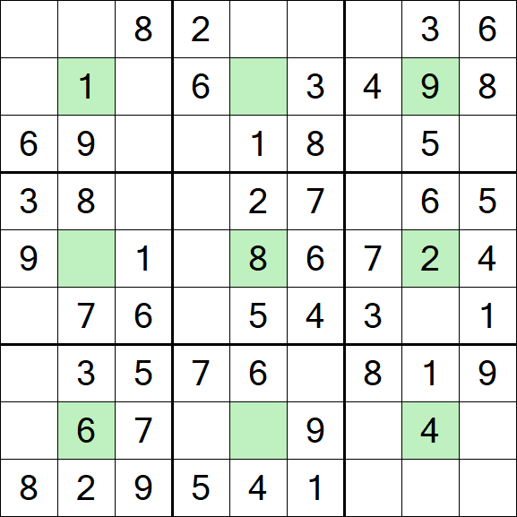 Center Dot Sudoku - Fácil