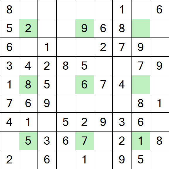 Center Dot Sudoku - Einfach