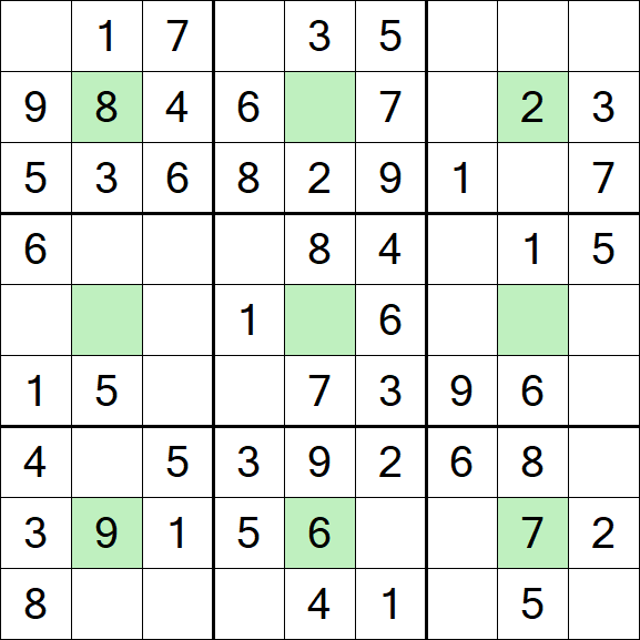 Center Dot Sudoku - Einfach
