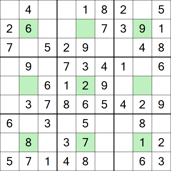 Center Dot Sudoku - Einfach