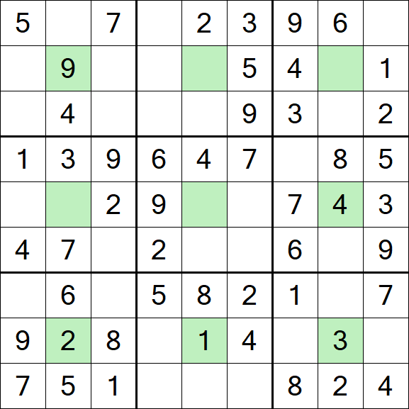 Center Dot Sudoku - Einfach
