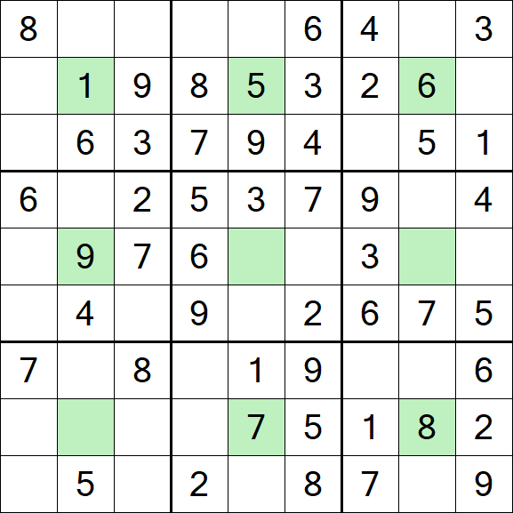 Center Dot Sudoku - Einfach