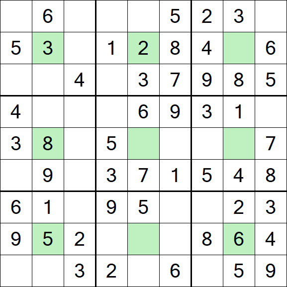 Center Dot Sudoku - Einfach