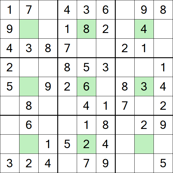 Center Dot Sudoku - Einfach